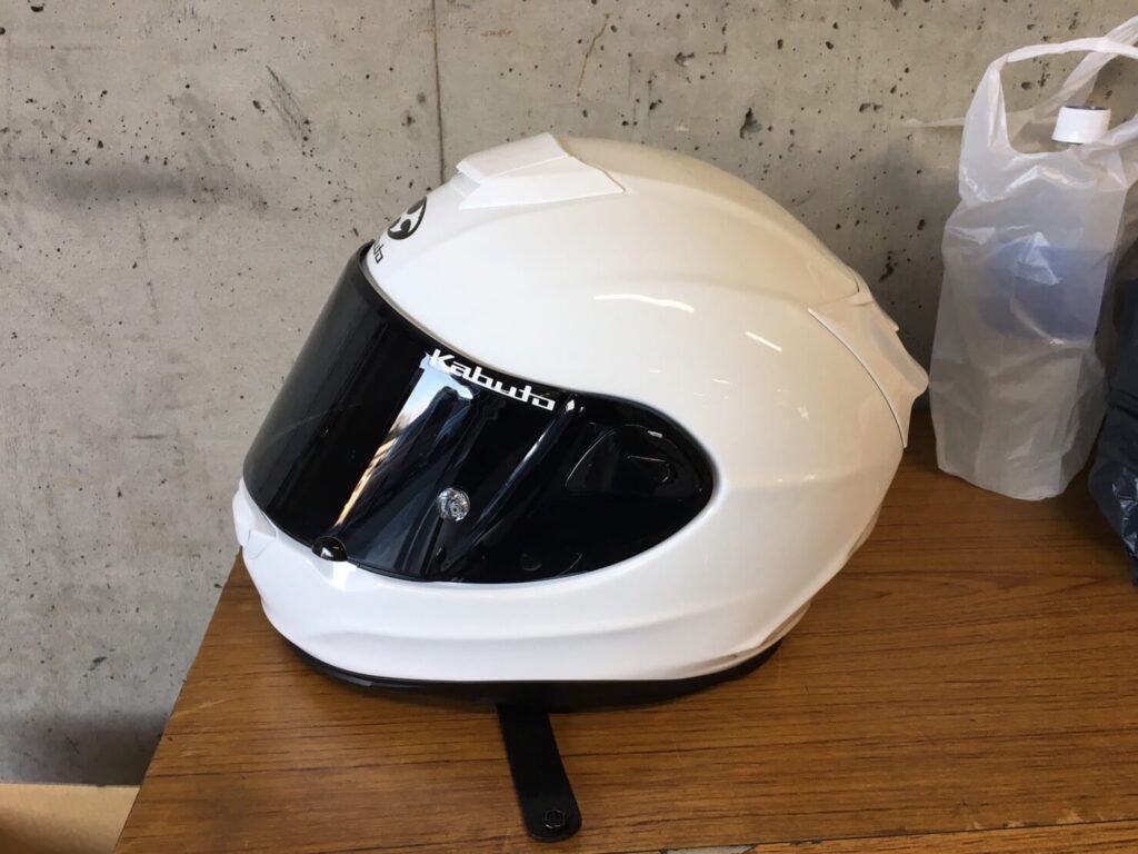 サポート品のヘルメット