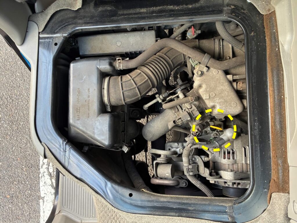 エブリィ オイルレベルゲージ