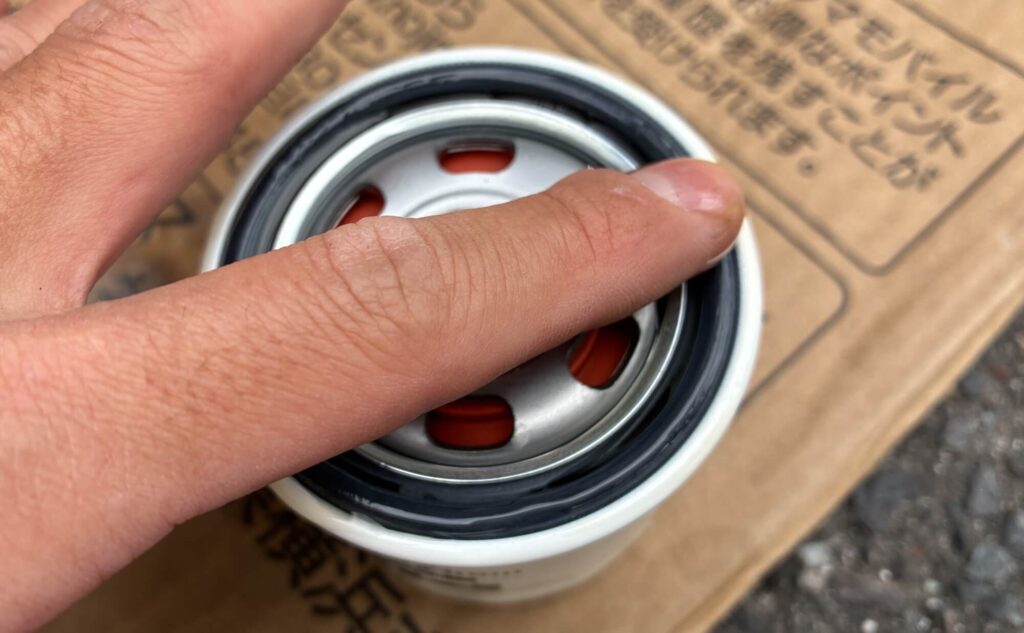 オイルフィルター 新品 オイル塗布