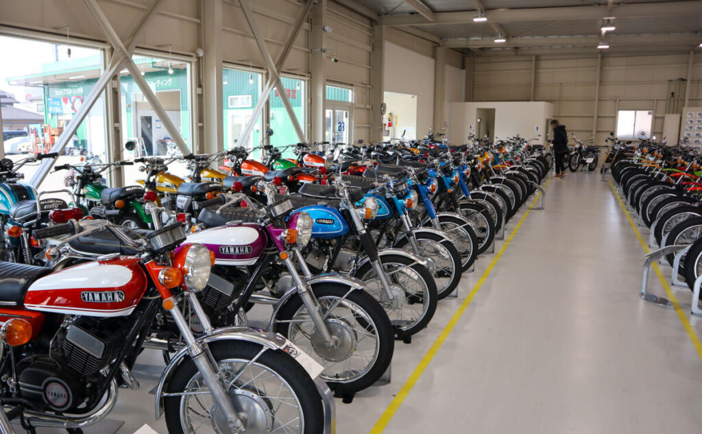 旧車ミュージアム 展示場 通路