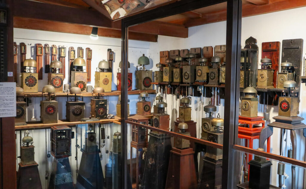 福山自動車時計博物館 和時計 枕時計