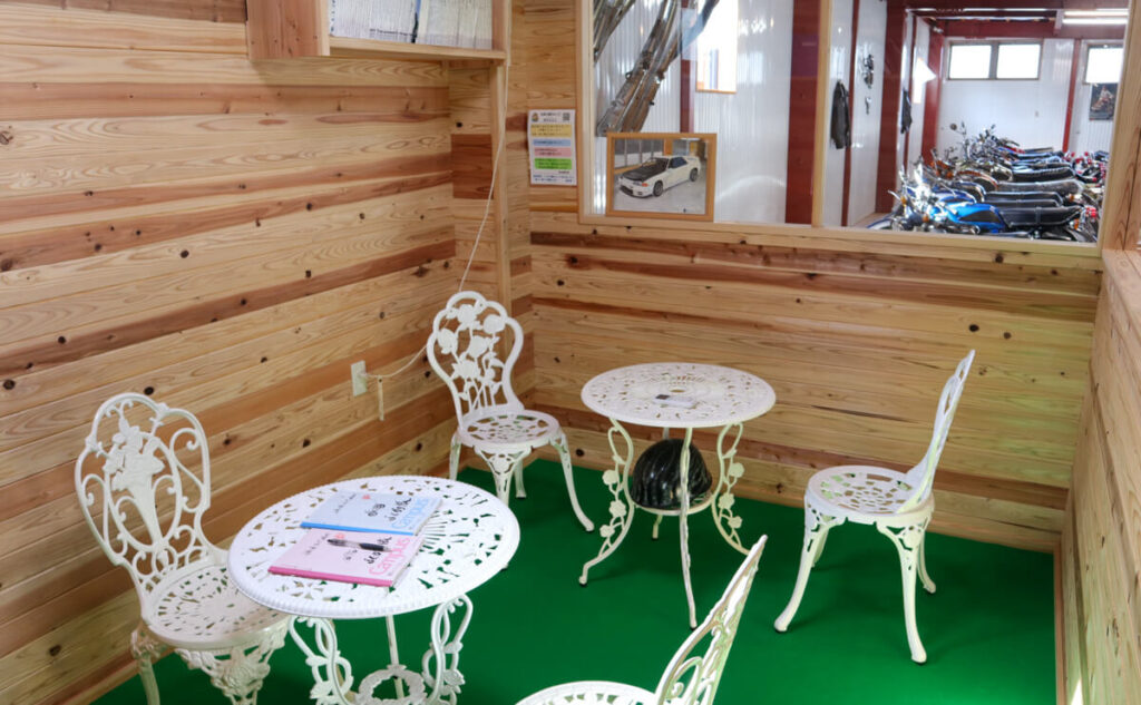 水車小屋グループwheel 休憩スペース 展示場