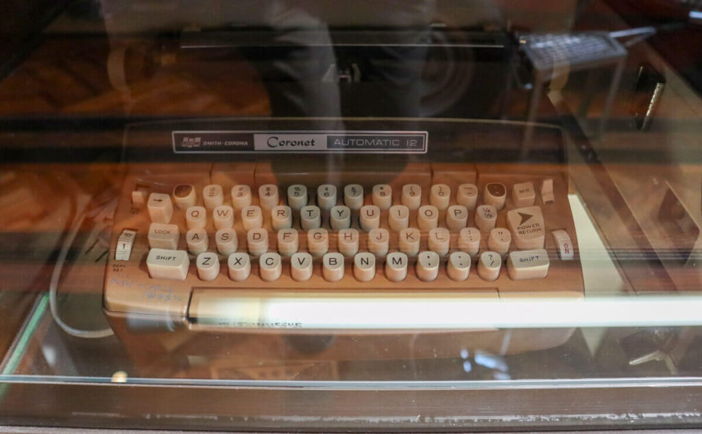 福山自動車時計博物館 タイプライター キーボード